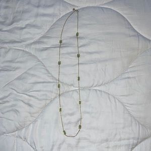 Kendra Scott Gold Necklace Sea-foam Long
